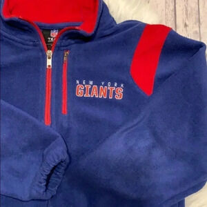 NFL Team Apparel New York Giants Pullover Fleece Size 7